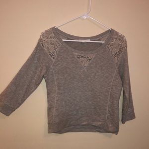 Derek Heart Crop Sweater